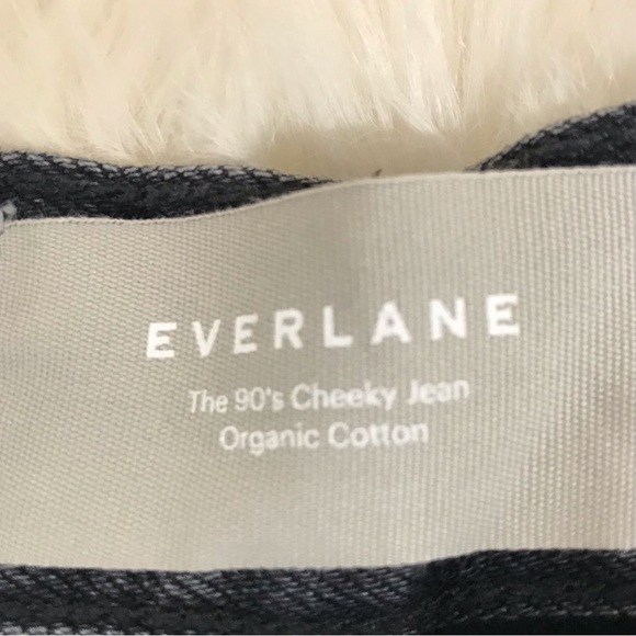 EVERLANE The 90s Cheeky Ankle Jean High Rise Straight Leg Black Size 26 New - Picture 7 of 15